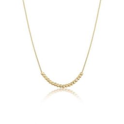 Elli Kette mit Anhänger Kugelkette Basic Kombinierbar Geo Look 925 Silber