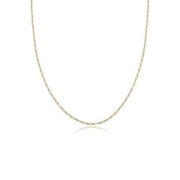 Elli Kette ohne Anhänger Basic Figaro-Kette Klassisch 925 Sterling Silber