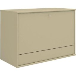 Hammel Furniture Schreibtisch Mistral, Wandschreibtisch mit Klappe, Schublade und LED Spot, Breite: 89 cm
