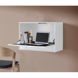 Hammel Furniture Schreibtisch Mistral, Wandschreibtisch mit Klappe, Schublade und LED Spot, Breite: 89 cm
