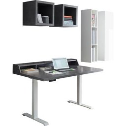 Mäusbacher Büro-Set Big System Office, (6-St), Schreibtisch höhenverstellbar