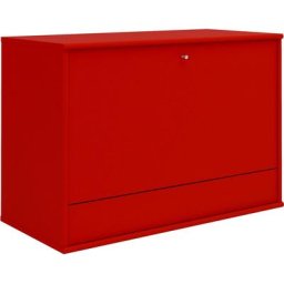 Hammel Furniture Schreibtisch Mistral, Wandschreibtisch mit Klappe, Schublade und LED Spot, Breite: 89 cm