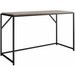 Dorel Home Schreibtisch Quincy (1-St), Gestell aus Metall, verschiedene Farbvarianten enthältlich, Höhe 75 cm