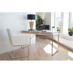 Hammel Furniture Schreibtisch Mistral, mit Metallgestell und drei Schubladen, Breite: 137,4 cm