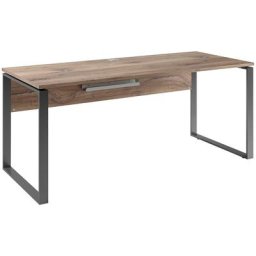 Maja Möbel Schreibtisch Yolo Mio, tolle Holzoptik mit metallischen Akzenten