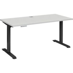 Maja Möbel Schreibtisch eDJUST, Breite 150 cm, Gestell anthrazit oder Roheisen lackiert