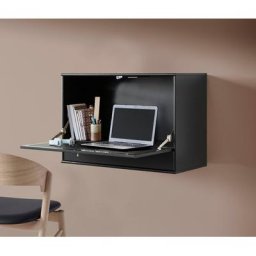 Hammel Furniture Schreibtisch Mistral, Wandschreibtisch mit Klappe, Schublade und LED Spot, Breite: 89 cm