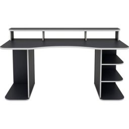 Homexperts Gamingtisch Flynn, moderner Gamingtisch mit farblich abgesetzten ABS Kanten
