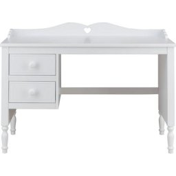 Fantasykids Schreibtisch Emma, Desk mit 2 Schubladen Breite 120 cm, weiß