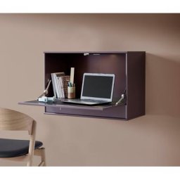Hammel Furniture Schreibtisch Mistral, Wandschreibtisch mit Klappe, Schublade und LED Spot, Breite: 89 cm