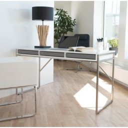 Hammel Furniture Schreibtisch Mistral, mit Metallgestell und drei Schubladen, Breite: 137,4 cm