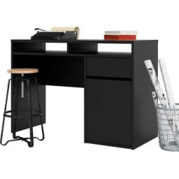 Home affaire Schreibtisch Plus, mit vielen Stauraummöglichkeiten, zeitloses Design
