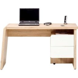 Jahnke Schreibtisch Culture, mit edlen Abrundungen, in Scandi Design