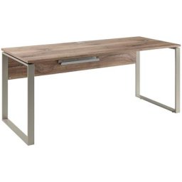 Maja Möbel Schreibtisch Yolo Mio, tolle Holzoptik mit metallischen Akzenten