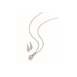 GIORGIO MARTELLO MILANO Kette mit Anhänger 2-teiliges Set mit Anhänger und Ohrstecker in Tropfenform