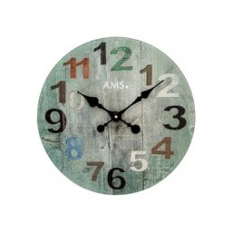 AMS Wanduhr W9651