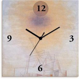 Artland Wanduhr Grenzen des Verstandes. 1927 (wahlweise mit Quarz- oder Funhuhrwerk, lautlos ohne Tickgeräusche)