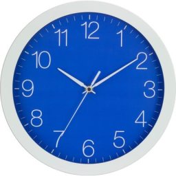 EUROTIME Wanduhr Trend Alu Dunkelblau, 86138-00-3