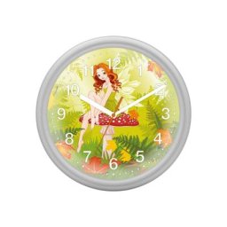 EUROTIME Wanduhr Pilz-Fee, 82028-07