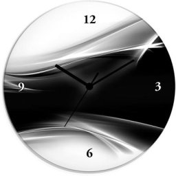 Artland Wanduhr Kreatives Element (wahlweise mit Quarz- oder Funhuhrwerk, lautlos ohne Tickgeräusche)