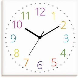 Artland Wanduhr Modernes Ziffernblatt (wahlweise mit Quarz- oder Funhuhrwerk, lautlos ohne Tickgeräusche)