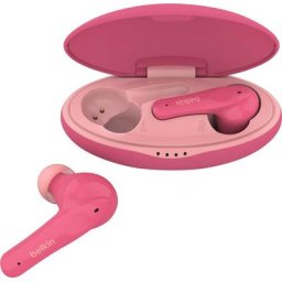 Belkin SOUNDFORM NANO - Kinder In-Ear-Kopfhörer wireless Kopfhörer (auf 85 dB begrenzt, am Kopfhörer)