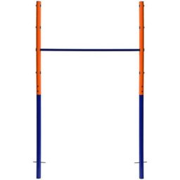 Best Sporting Turnreck 61392 Laura Spielplatz, blau/orange/blau, 3 verstellbare Höhen ca. 97-123-150 cm