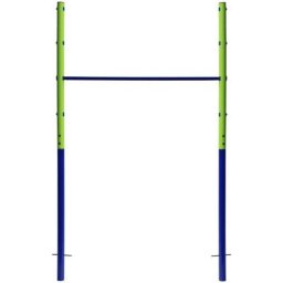 Best Sporting Turnreck 61394 Anna Spielplatz, blau/grün/blau, 3 verstellbare Höhen ca. 97-123-150 cm