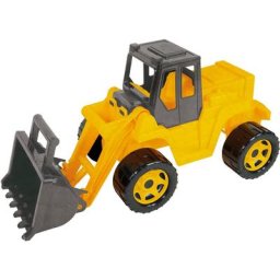 Lena® Spielzeug-Aufsitzbagger Eco GIGA TRUCKS, Aufsitz-Schaufellader, Made in Europe
