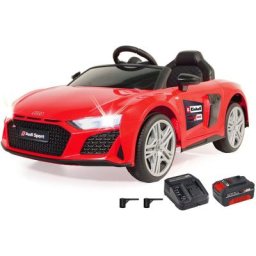 Jamara Elektro-Kinderauto Ride-on Audi R8 Spyder rot, Belastbarkeit 25 kg, inkl. 18V/4,0Ah Einhell Power X-Change Starter Set