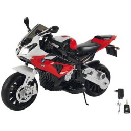 Jamara Elektro-Kindermotorrad Motorrad BMW S1000 RR, Belastbarkeit 35 kg, für Kinder ab 3 Jahre, 12 V