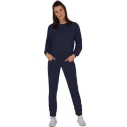 Trigema Sweatshirt TRIGEMA Bequemes Basic Homewear Set