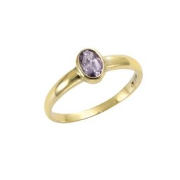 Vivance Fingerring 333/- Gelbgold mit Amethyst