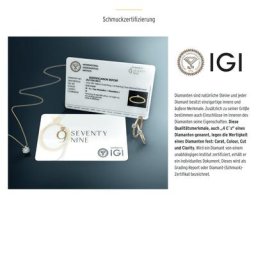 ONE ELEMENT Diamantring 0,15 ct Diamant Brillant Ring aus 585 Weißgold, Damen Gold Schmuck