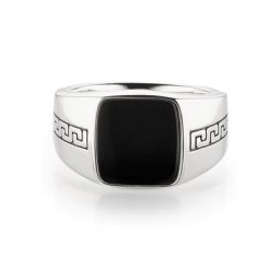 Bruno Banani Silberring B4004R/90/13, mit Onyx
