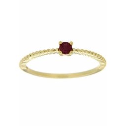 Firetti Goldring, mit Rubin