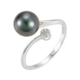 Adriana Perlenring San Remo, S32-S, S32-W, Made in Germany - mit Zirkonia - mit Süßwasser- oder Tahitizuchtperle