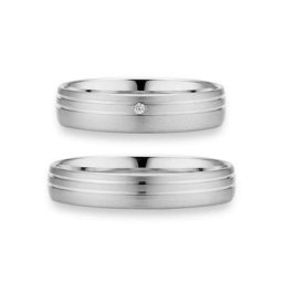 Phönix Trauring 930740/30/00, 930741/30/00, Made in Germany, wahlweise mit oder ohne Brillant