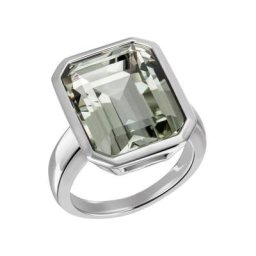 Firetti Fingerring Quadrat, mit Amethyst