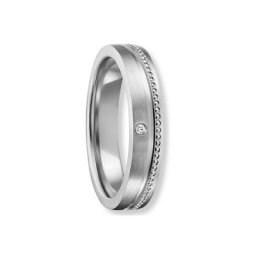 ONE ELEMENT Silberring Zirkonia Freundschaft Partner Ring aus 925 Silber, Damen Silber Schmuck Freundschaft / Partner