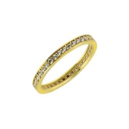 Fascination by Ellen K. Fingerring 375 Gold Zirkonia weiß Memoirering