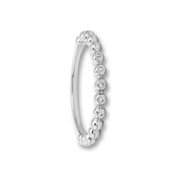 ONE ELEMENT Diamantring 0,04 ct Diamant Brillant Ring aus 585 Weißgold, Damen Gold Schmuck