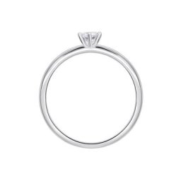 ONE ELEMENT Diamantring 0,20 ct Diamant Brillant Ring aus 585 Weißgold, Damen Gold Schmuck