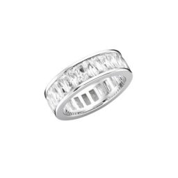 GIORGIO MARTELLO MILANO Silberring mit weißen Zirkonia, Silber 925