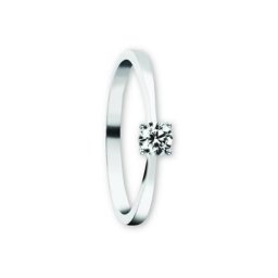 ONE ELEMENT Goldring Zirkonia Ring aus 333 Weißgold, Damen Gold Schmuck