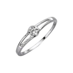 Fascination by Ellen K. Fingerring Gold 375 Zirkonia weiß
