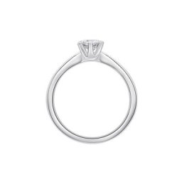 ONE ELEMENT Diamantring 0,15 ct Diamant Brillant Ring aus 585 Weißgold, Damen Gold Schmuck