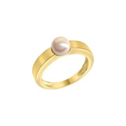 Orolino Fingerring Gold 585 Akoya Perle weiss 6-6,5mm