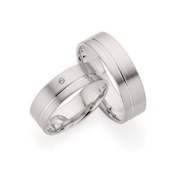 Phönix Trauring 930744/30/00, 930745/30/00, Made in Germany, wahlweise mit oder ohne Brillant