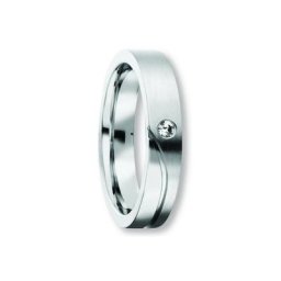 ONE ELEMENT Silberring Zirkonia Freundschaft Partner Ring aus 925 Silber, Damen Silber Schmuck Freundschaft / Partner